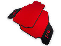 Røde Bilmatter For Ferrari F430 2004-2009 Med Alcantara Lær - AutoWin