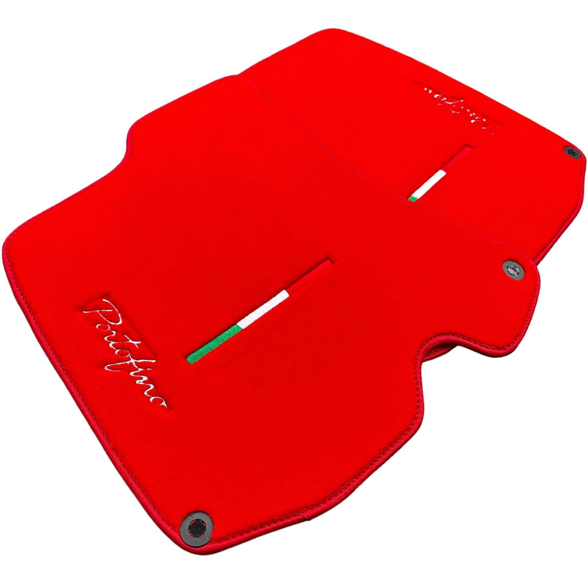 Red Floor Mats for Ferrari Portofino (2018-2023) Italian Edition - AutoWin