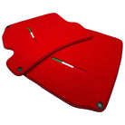 Red Floor Mats For Ferrari Portofino (2018-2023) Italian Edition - AutoWin