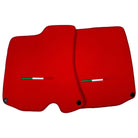 Red Floor Mats For Ferrari Portofino (2018-2023) Italian Edition - AutoWin