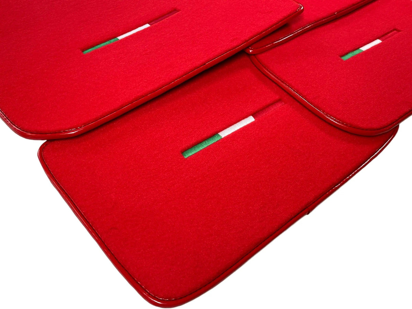 Red Floor Mats For Maserati Grecale (2023-2024) Italy Edition - AutoWin