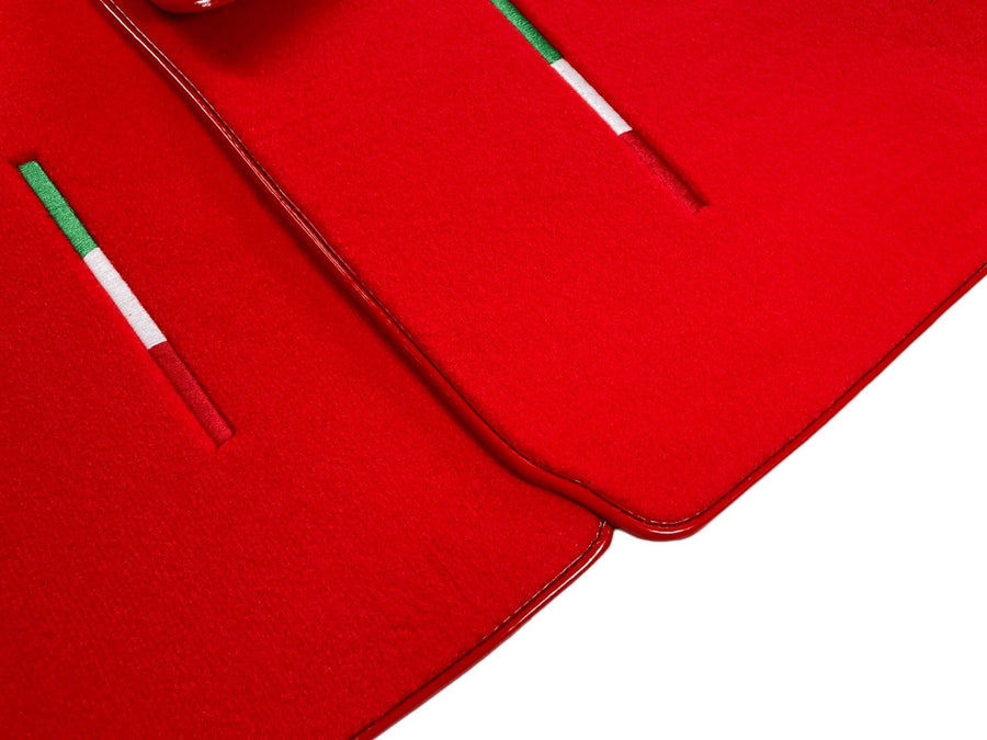 Red Floor Mats For Maserati Levante (2017-2023) Italy Edition - AutoWin