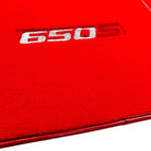 Red Floor Mats For McLaren 650S Tailored - AutoWin