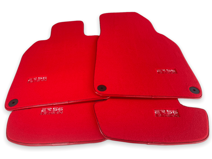 Red Floor Mats for Porsche 911 - 991 (2012-2019) | ER56 Design - AutoWin
