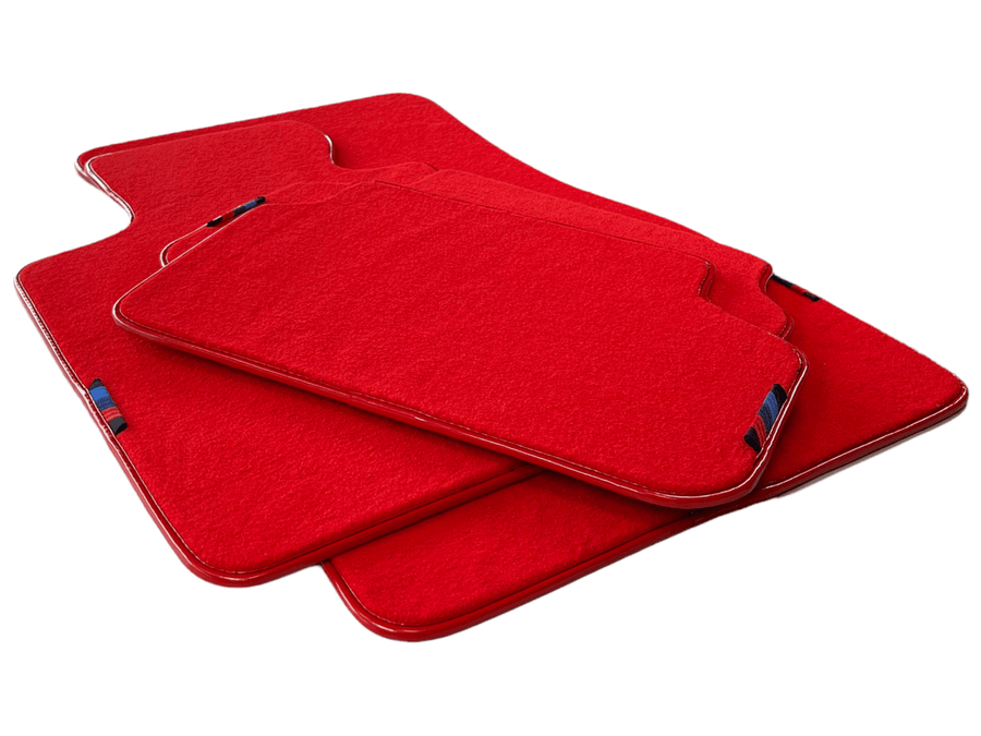 Red Mats For BMW 1 Series F70 With M Package AutoWin Brand - AutoWin