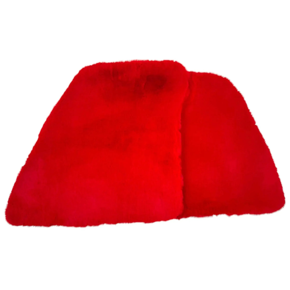Red Sheepskin Floor Mats for Ferrari 296 GTB (2022-2027)