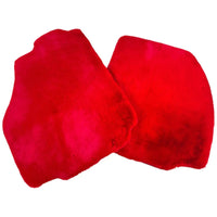 Red Sheepskin Floor Mats for Ferrari 458 GT2 (2012-2015)