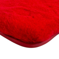 Red Sheepskin Floor Mats for Ferrari 458 Spider (2012-2015)