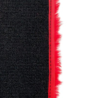 Red Sheepskin Floor Mats for Ferrari 812 Superfast (2019-2023)