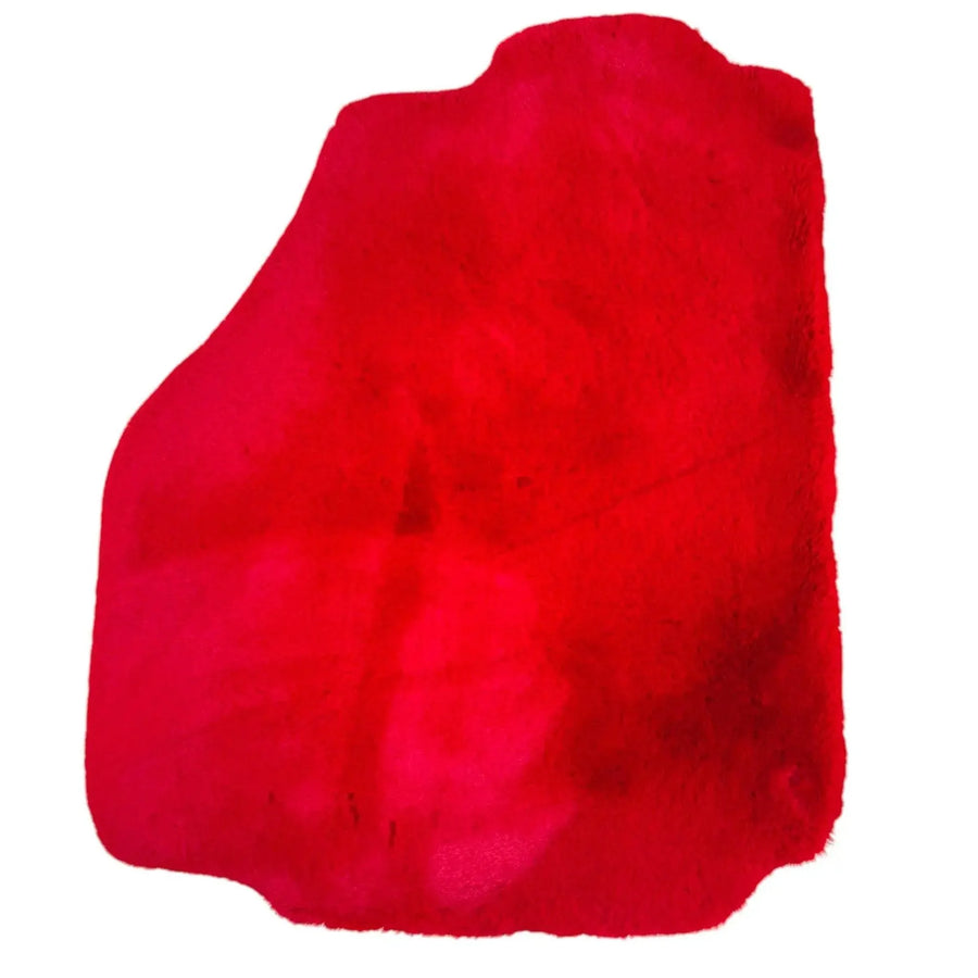 Red Sheepskin Floor Mats for Ferrari F8 Spider (2019-2023)