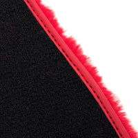 Red Sheepskin Floor Mats for Ferrari Portofino (2018-2023)