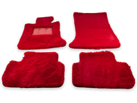 Red Sheepskin Floor Mats For Rolls Royce Phantom VIII (2017-2024) ER56 Design Brand