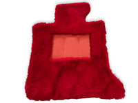 Red Sheepskin Floor Mats For Rolls Royce Phantom VIII (2017-2024) ER56 Design Brand