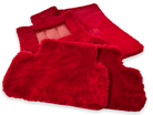 Red Sheepskin Floor Mats For Rolls Royce Shadow 1965-1977 Er56 Design Brand - AutoWin