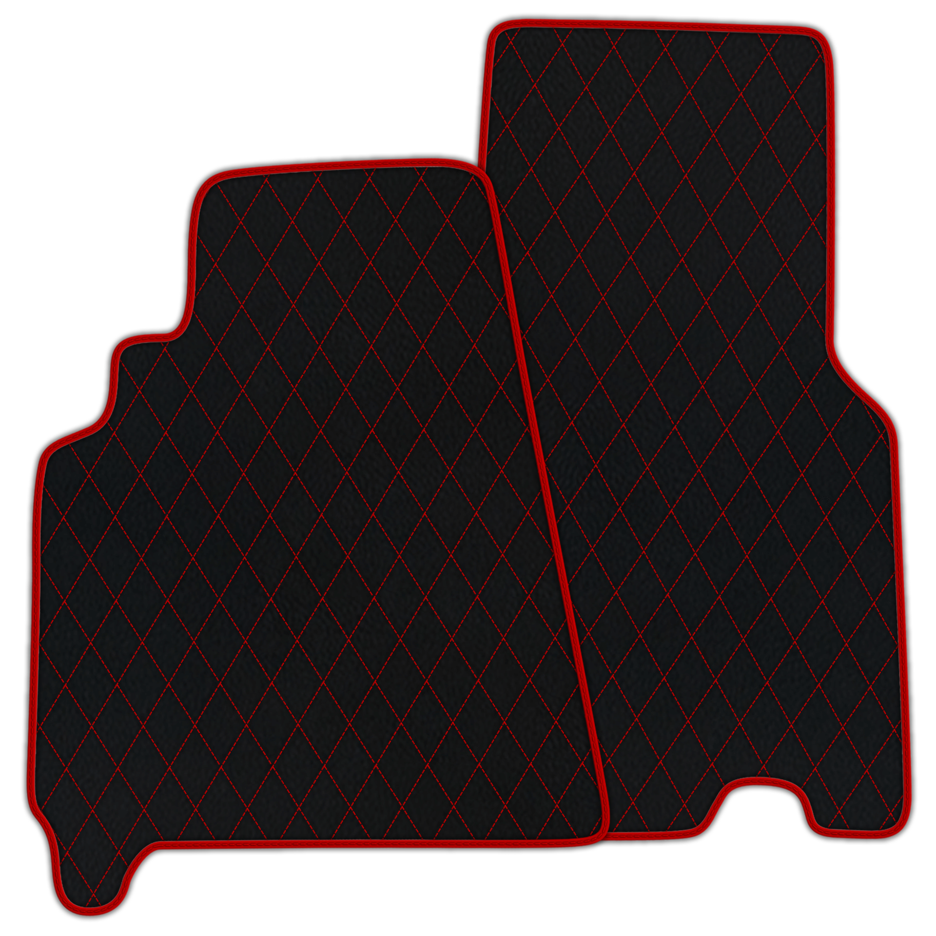 Customizable Floor Mats From Carpet With Leather for Ferrari 550 Maranello (1996-2002) - AutoWin