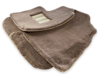 Sheepskin Floor Mats For Bentley Continental GTC (2006–2011) Er56 Design - AutoWin