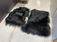Sheepskin Floor Mats For Rolls Royce Phantom VIII (2017-2024) ER56 Design Brand - AutoWin