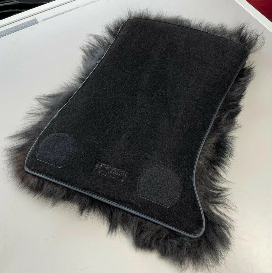 Sheepskin Floor Mats For Rolls Royce Phantom VIII (2017-2024) ER56 Design Brand - AutoWin