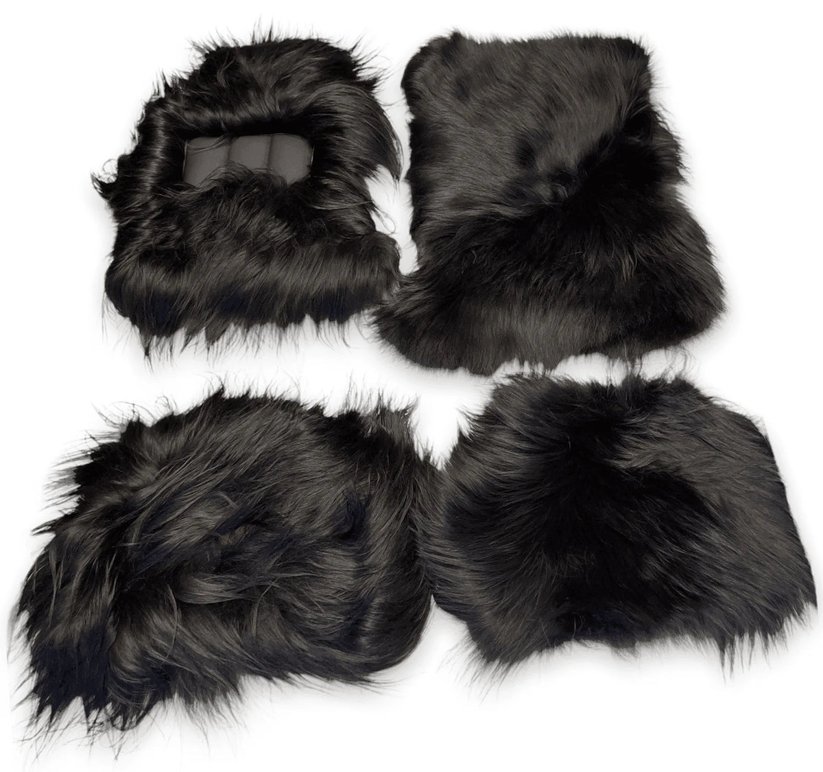 Sheepskin Floor Mats For Rolls Royce Phantom VIII (2017-2024) ER56 Design Brand - AutoWin