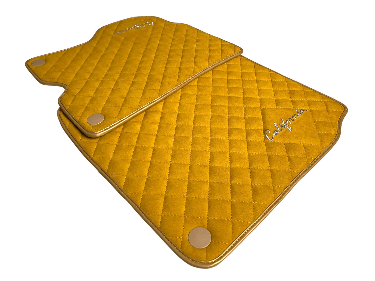 Tan Alcantara Bilmatter For Ferrari California 2008-2014 - AutoWin