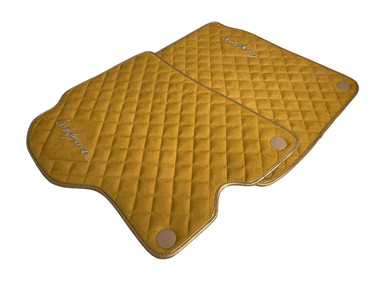 Tan Alcantara Bilmatter For Ferrari California 2008-2014 - AutoWin