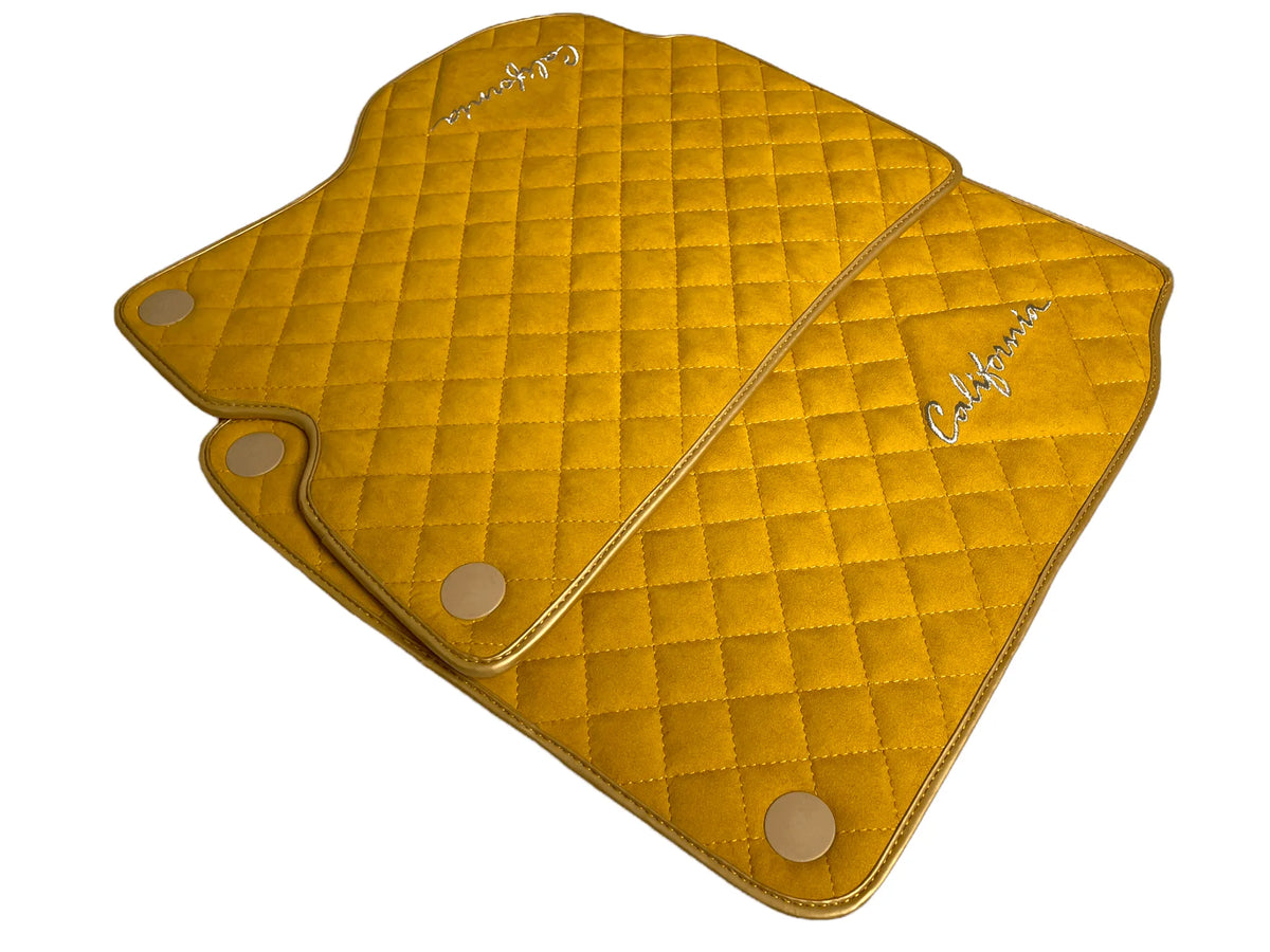 Tan Alcantara Bilmatter For Ferrari California 2008-2014 - AutoWin