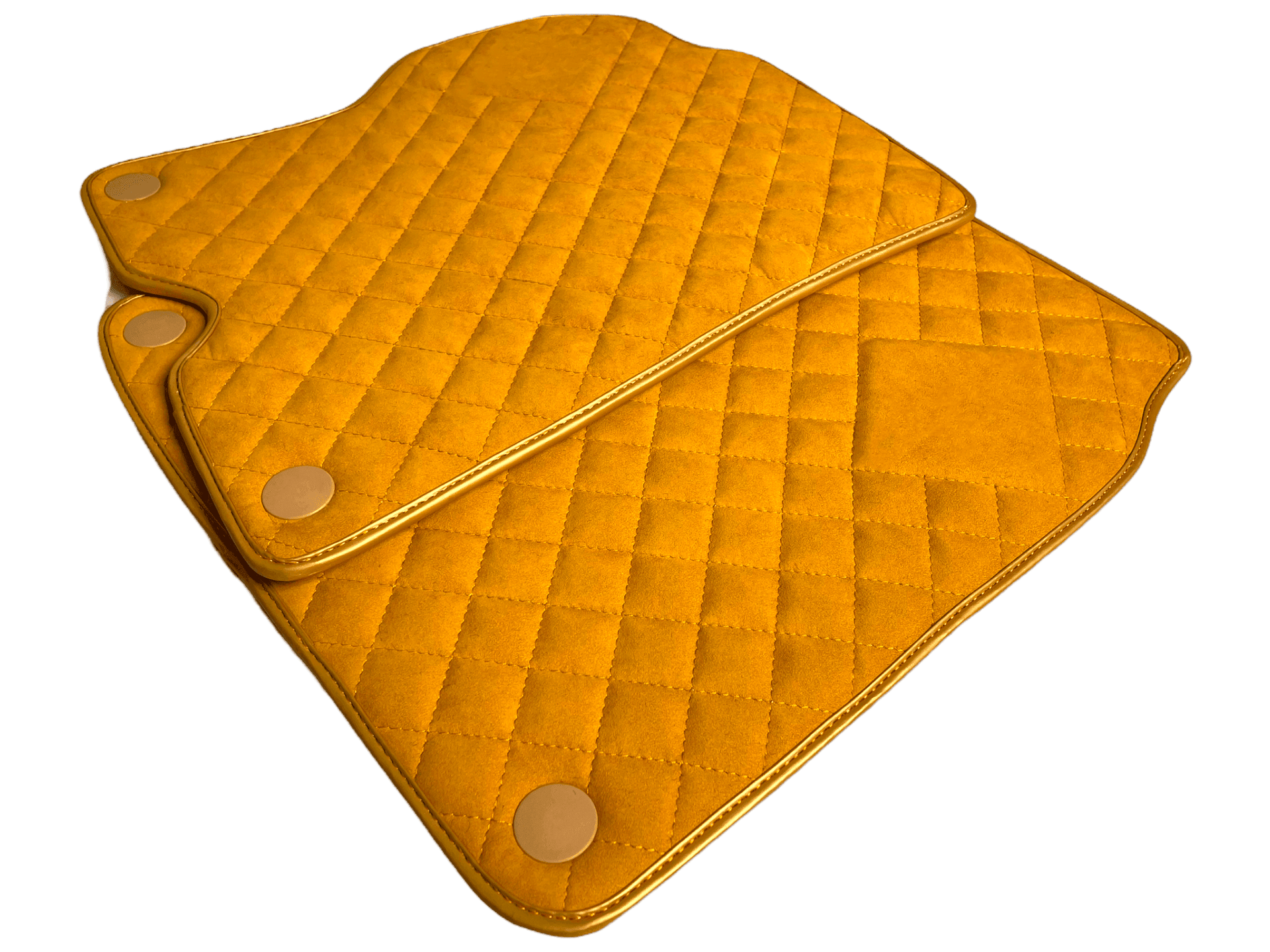 Tan Alcantara Floor Mats For Ferrari California 2008-2014 - AutoWin