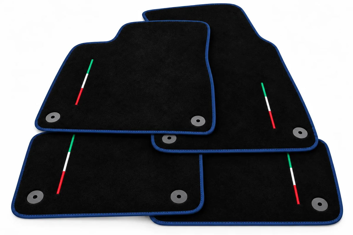 Floor Mats For Lamborghini Urus Black Tailored Black Trim - Dark Blue