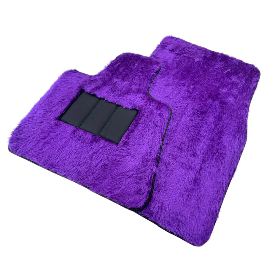 Violet Sheepskin Floor Mats for Rolls-Royce Cullinan (2018-2025)
