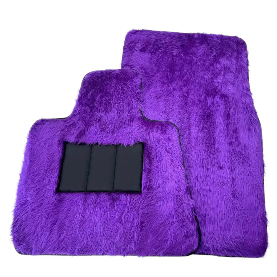 Violette Schafwoll-Autofußmatten für Rolls-Royce Phantom VIII (2017-2024) - AutoWin