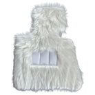 White Sheepskin Floor Mats For Rolls Royce Phantom 2003–2016 Er56 Design Brand - AutoWin