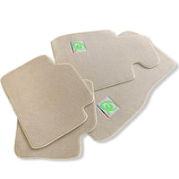 Beige Floor Mats For BMW 1 Series F40 Brand Tailored Set Perfect Fit Green - AutoWin