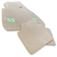 Beige Floor Mats For BMW 3 Series F30 Brand Tailored Set Perfect Fit - AutoWin