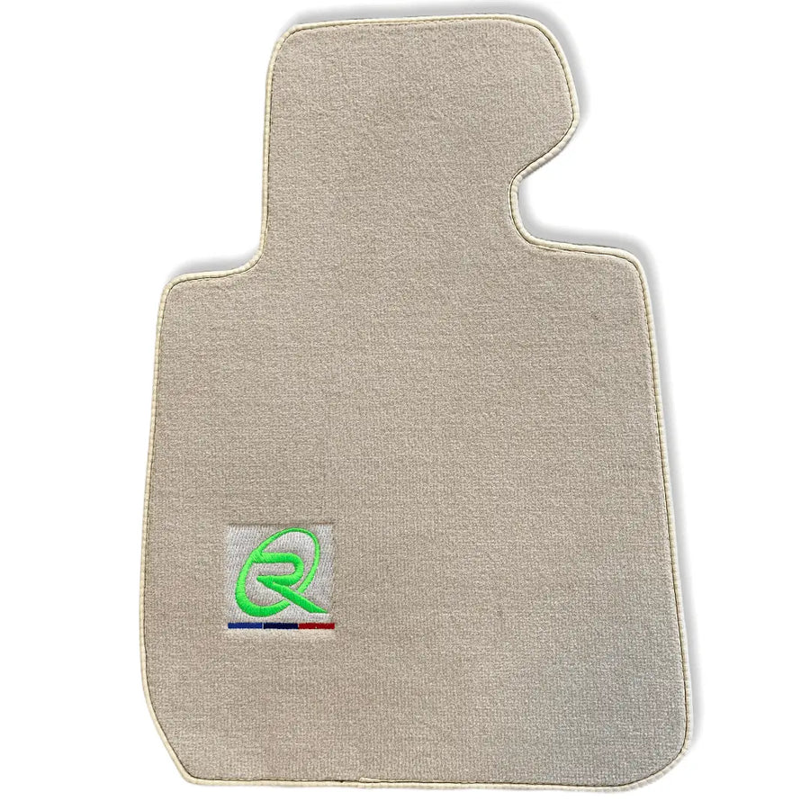 Beige Floor Mats For BMW 4 Series F32 Tailored Set Perfect Fit Green - AutoWin