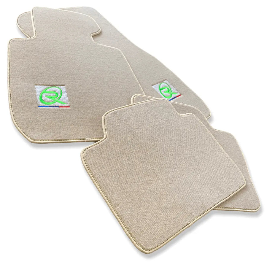 Beige Floor Mats For BMW X3 Series G01 Tailored Set Perfect Fit Green - AutoWin