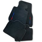 Black Floor Mats For BMW X3 Series F25 LCI With Color Tailored Set Perfect Fit - AutoWin