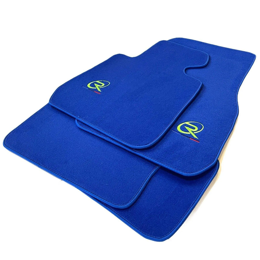Blue Floor Mats For BMW 1 Series F40 Tailored Set Perfect Fit - AutoWin