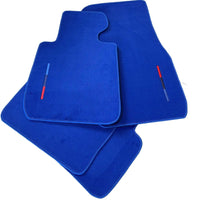 Blue Floor Mats For BMW 3 Series E46 Coupe With M Package - AutoWin