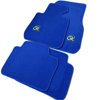 Blue Floor Mats For BMW 3 Series E93 Tailored Set Perfect Fit - AutoWin