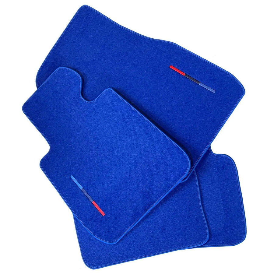 Blue Floor Mats For BMW 3 Series E93 With M Package - AutoWin