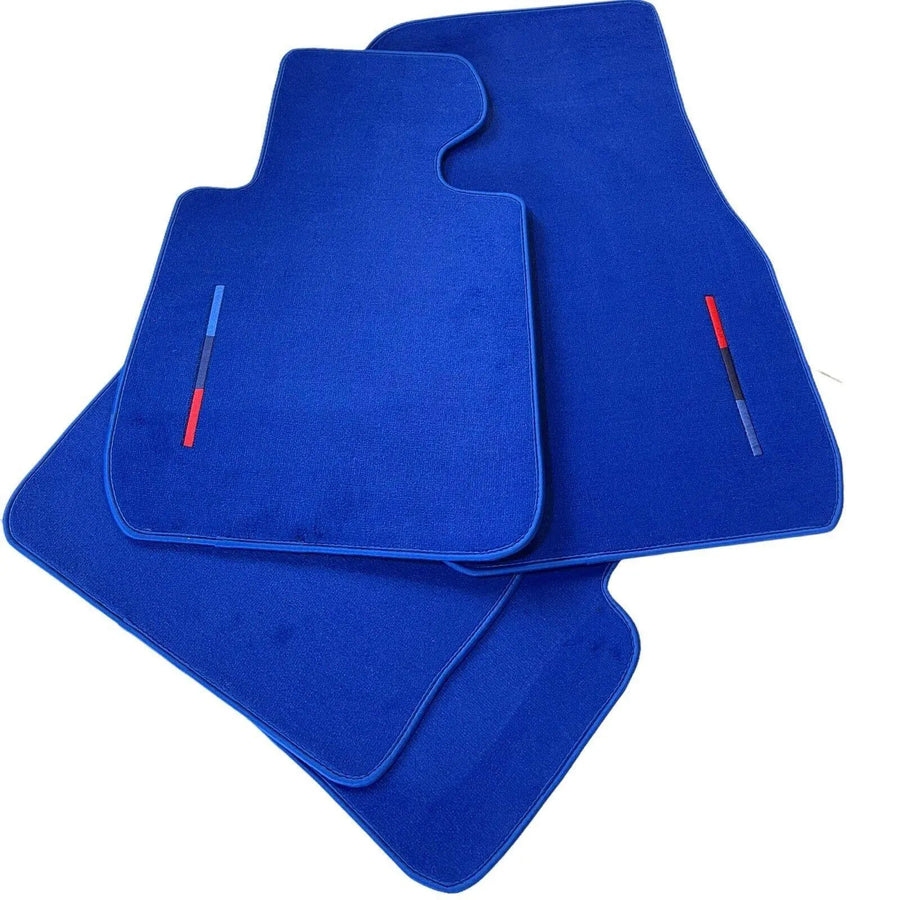Blue Floor Mats For BMW 3 Series E93 With M Package - AutoWin