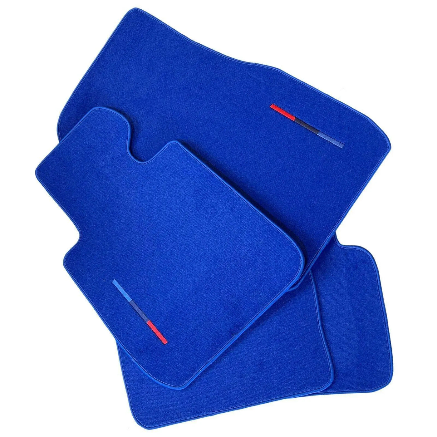 Blue Floor Mats For BMW 5 Series F10 With M Package - AutoWin