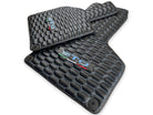 Blue Stitched Carbon Mats for Lamborghini Huracan Sto