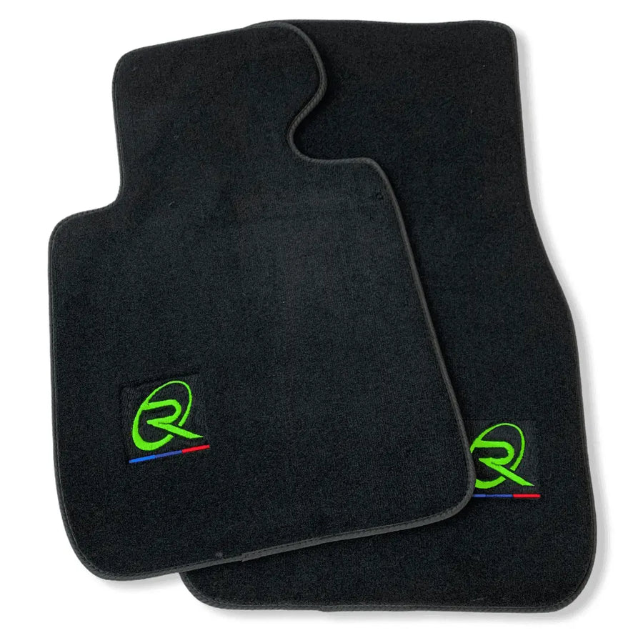 Floor Mats For BMW M4 Series F83 Tailored Set Perfect Fit Green - AutoWin