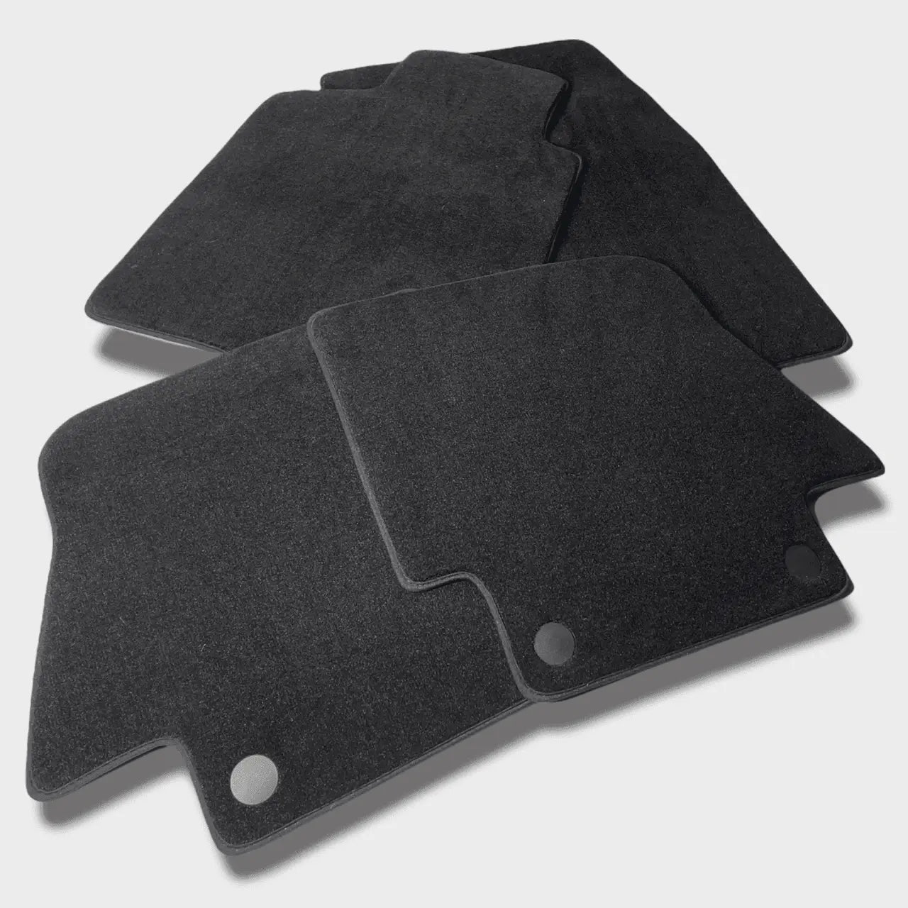 Floor Mats For Maserati GranCabrio I (2010-2019) Black - AutoWin
