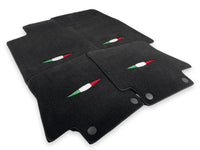 Floor Mats For Maserati GranCabrio I (2010-2019) Black IT Edition - AutoWin