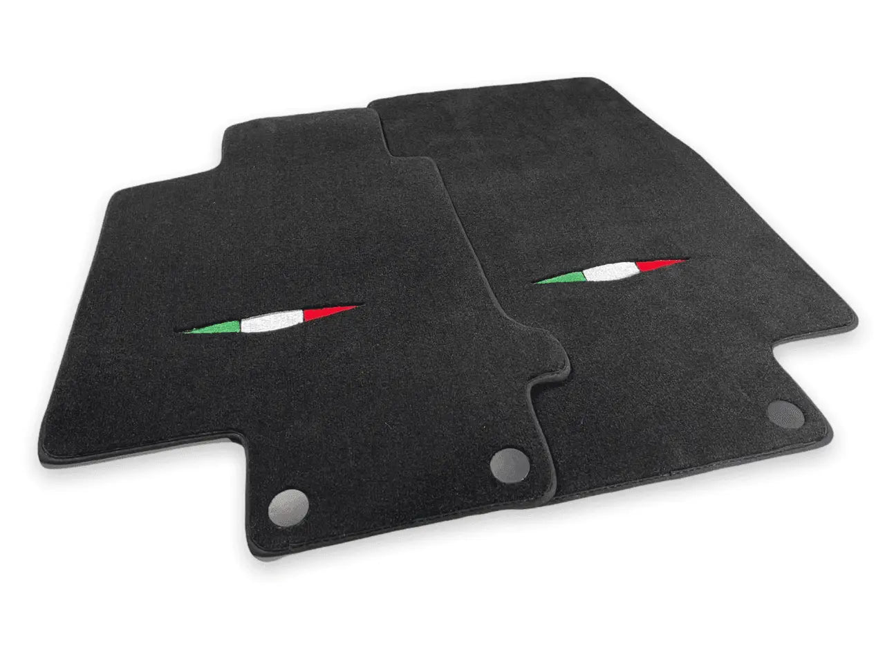 Floor Mats For Maserati GranCabrio I (2010-2019) Black IT Edition - AutoWin