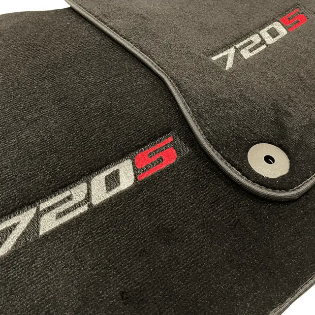 Floor Mats For McLaren 720S Black Tailored Carpets Set AutoWin - AutoWin