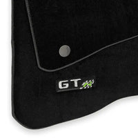 Floor Mats For Mercedes-Benz Amg Gtr Green Logo Autowin Brand - AutoWin