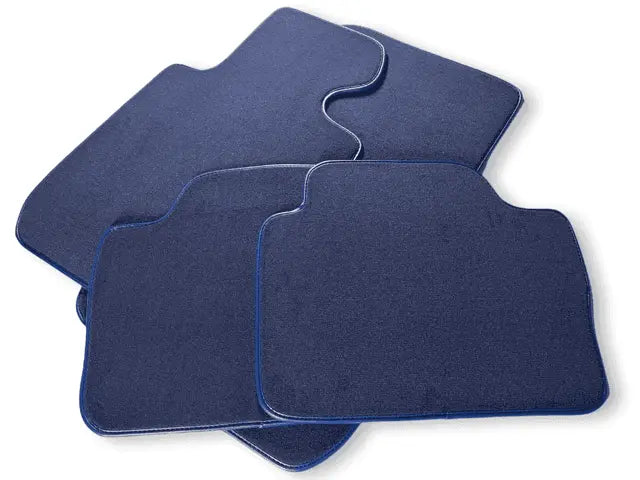 Floor Mats For Rolls Royce Ghost Series II (2021-2024) Dark Blue - AutoWin